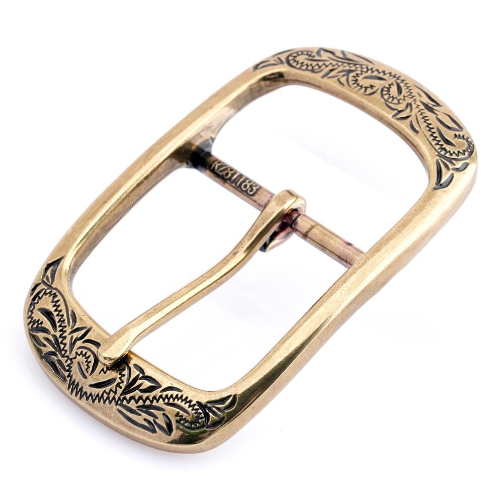 6022 Western Engraved Metal Belt Buckle Classic Vintage 1.5 Inches Belt